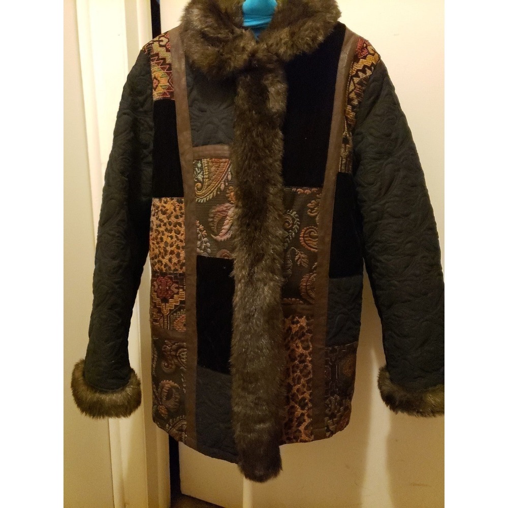 I madison Jacket/Coat tapestry patchwork Medium - image 2